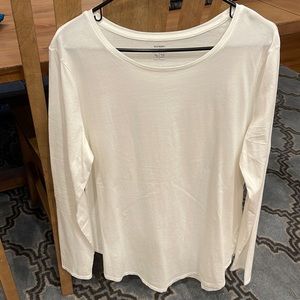 Old Navy white long sleeve tee